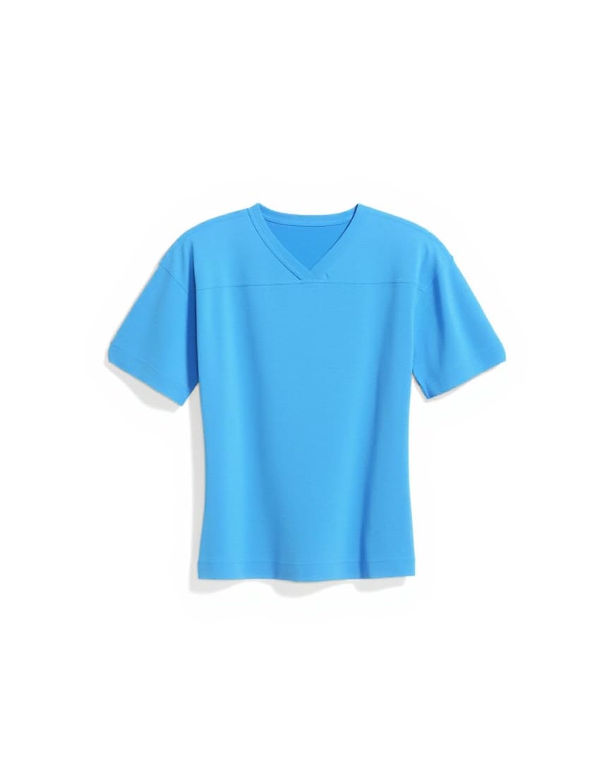 Topshop v-neck cinch in blue