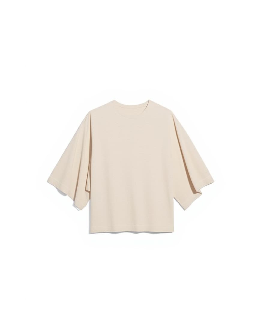 Topshop batwing t-shirt in stone