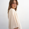 Topshop batwing t-shirt in stone
