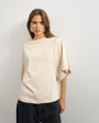 Topshop batwing t-shirt in stone