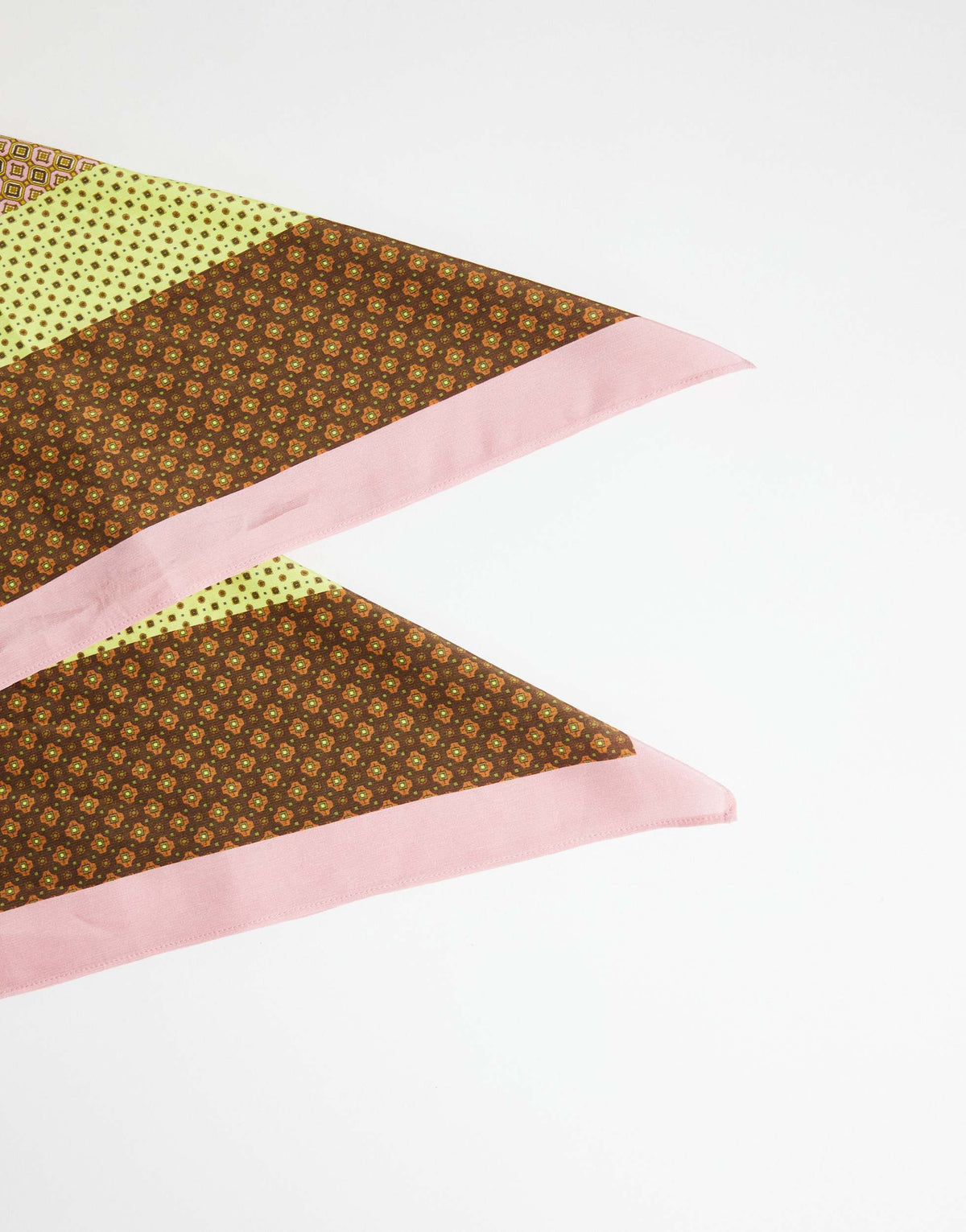 Topshop geometric print waist belt in pink