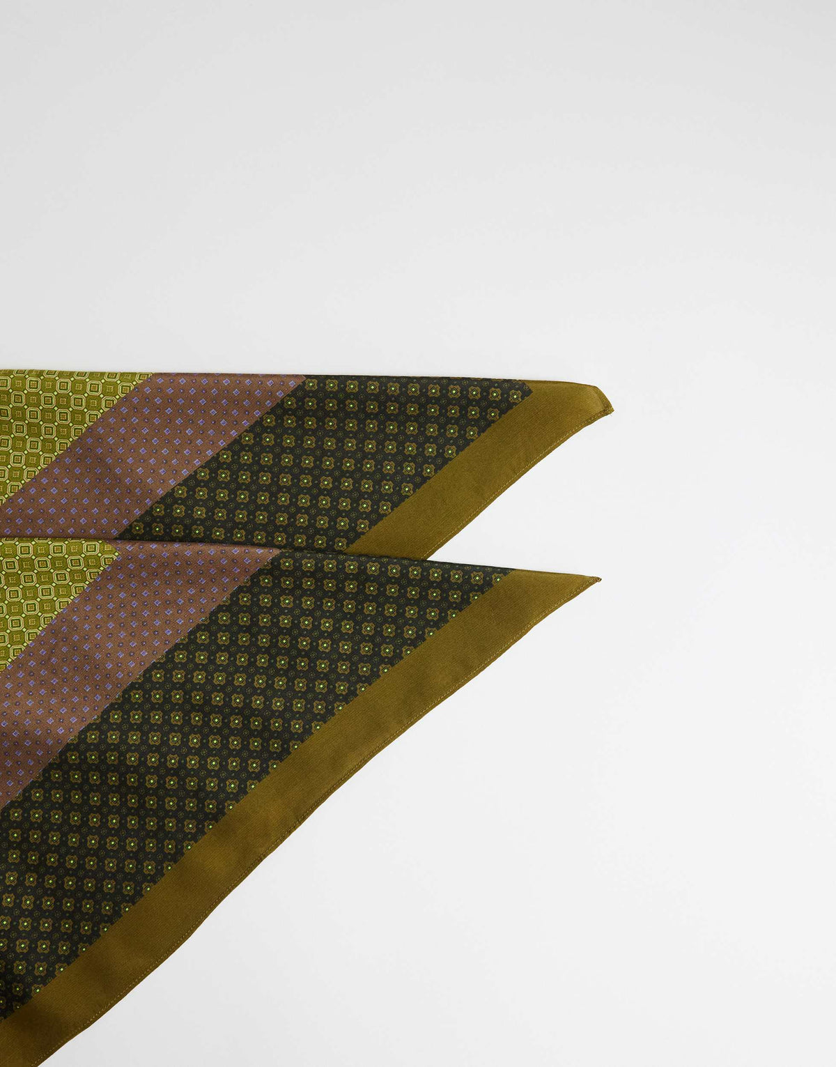 Topshop geometric print waist belt in khaki