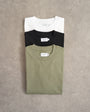 Topman 3 pack relaxed fit t-shirt in white, black and olive