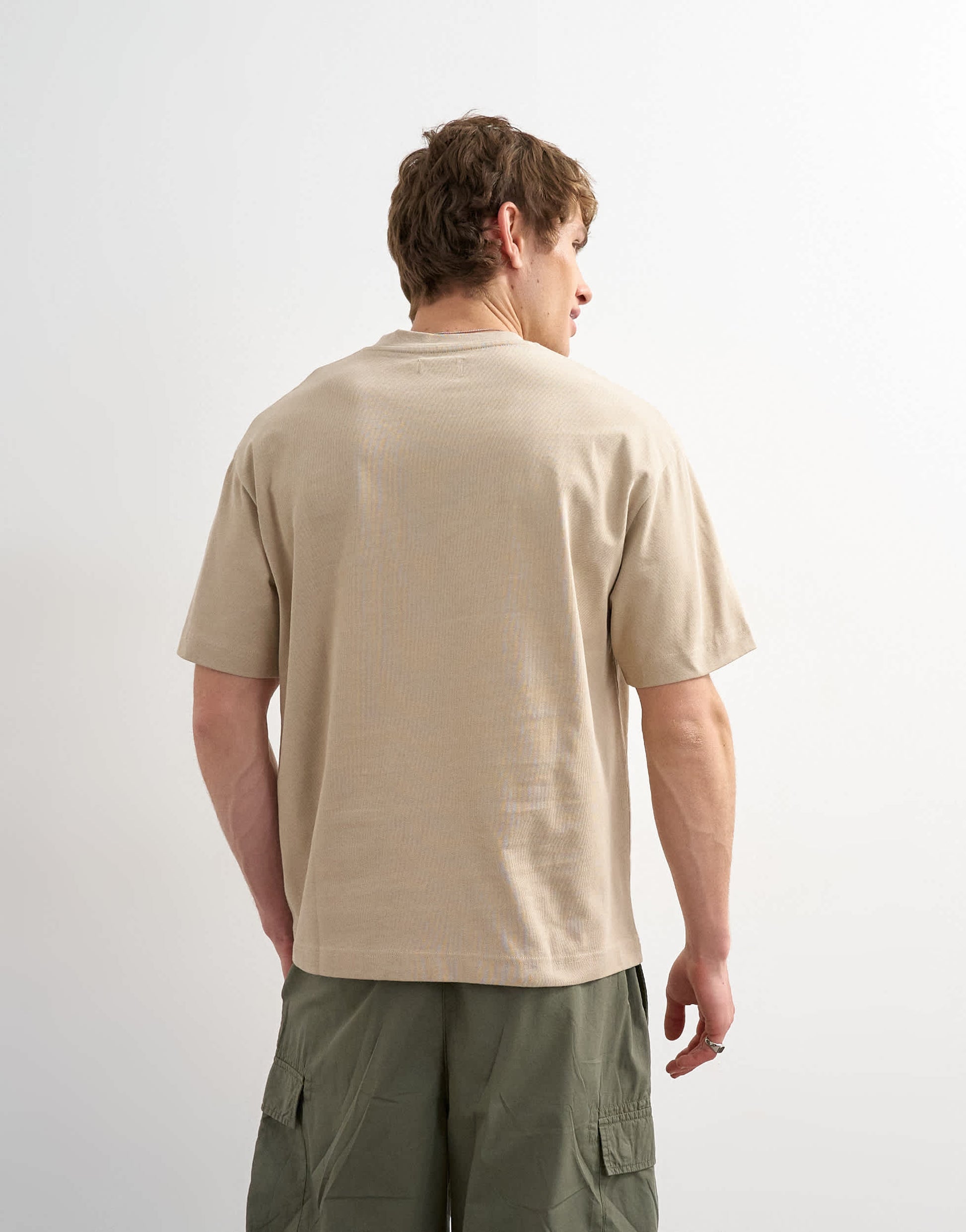 Topman relaxed fit t-shirt in stone