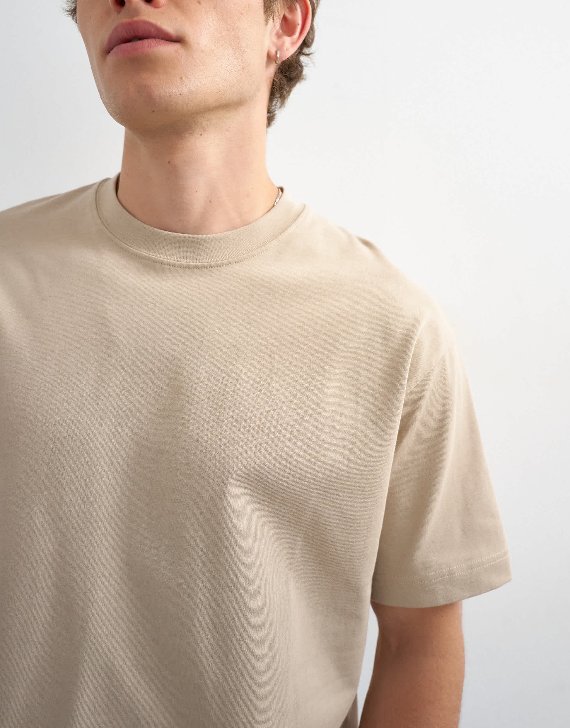Topman relaxed fit t-shirt in stone