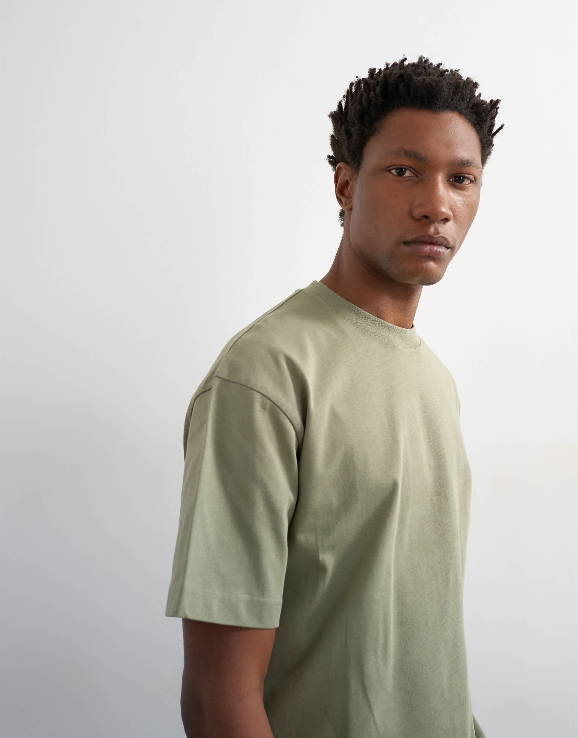 Topman relaxed fit t-shirt in khaki