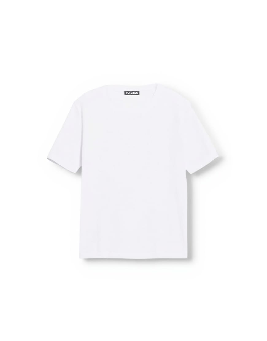 Topman 5 pack classic fit t-shirt in black, white, khaki, navy and stone