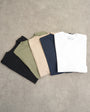 Topman 5 pack classic fit t-shirt in black, white, khaki, navy and stone