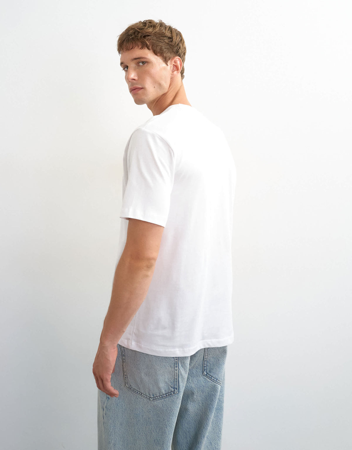 Topman 5 pack classic fit t-shirt in black, white, khaki, navy and stone