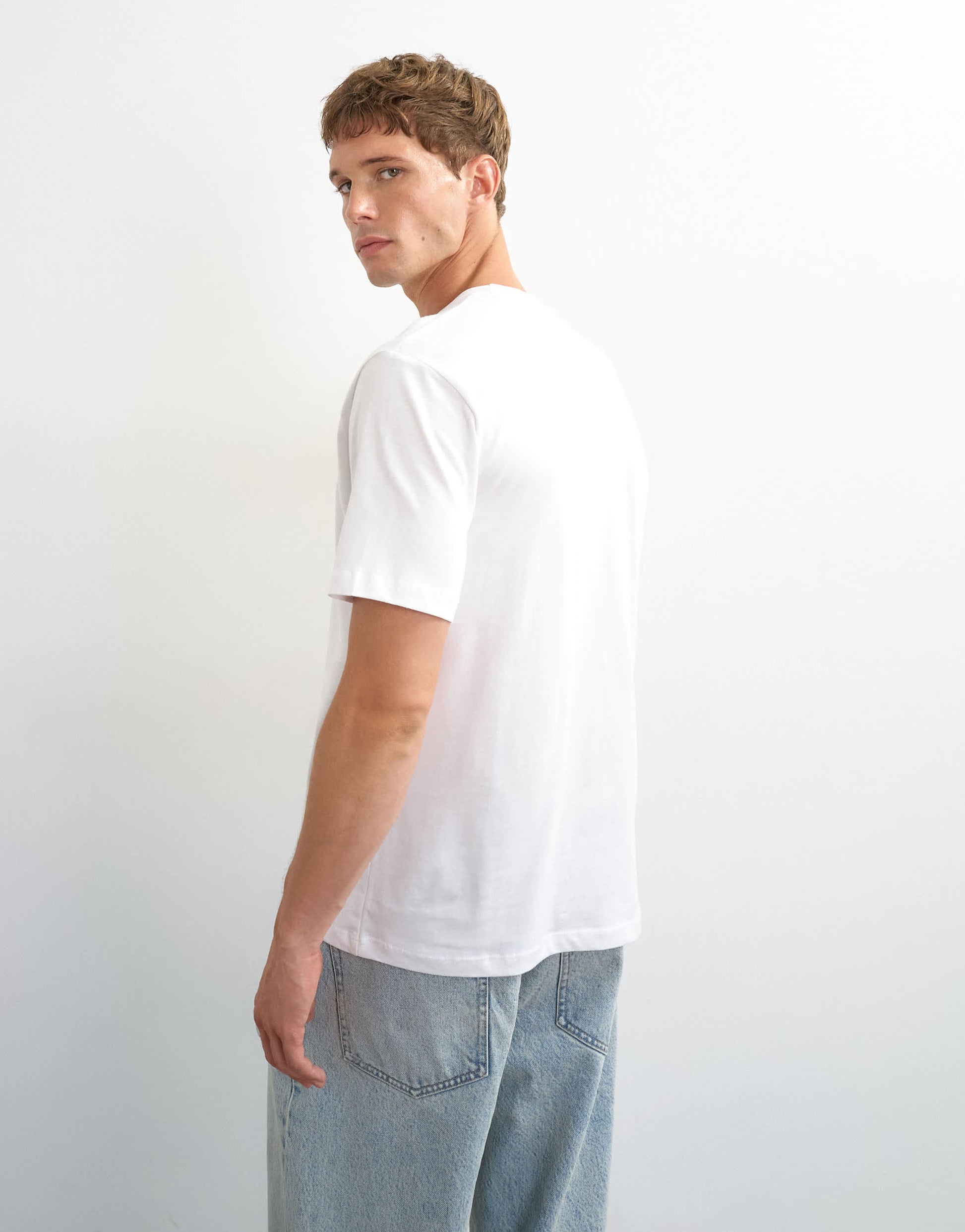 Topman 5 pack classic fit t-shirt in black, white, khaki, navy and stone