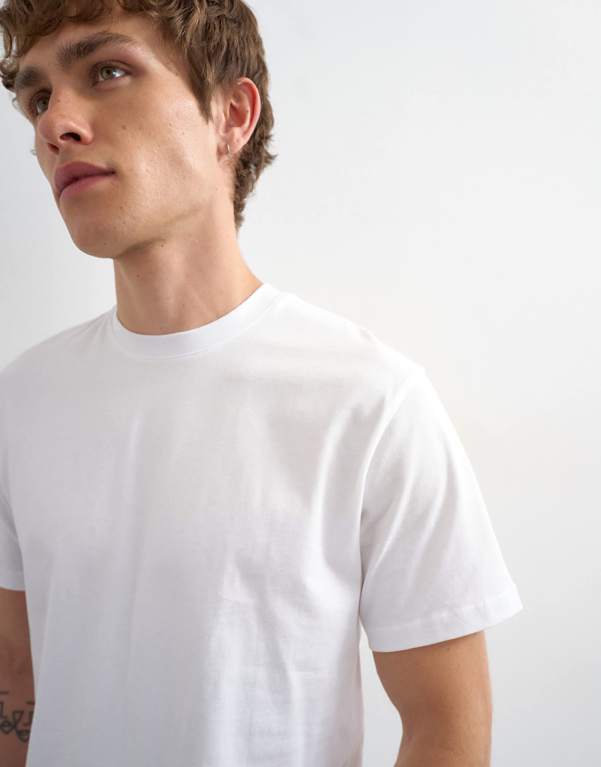 Topman 5 pack classic fit t-shirt in navy, ecru, pink, brown and blue