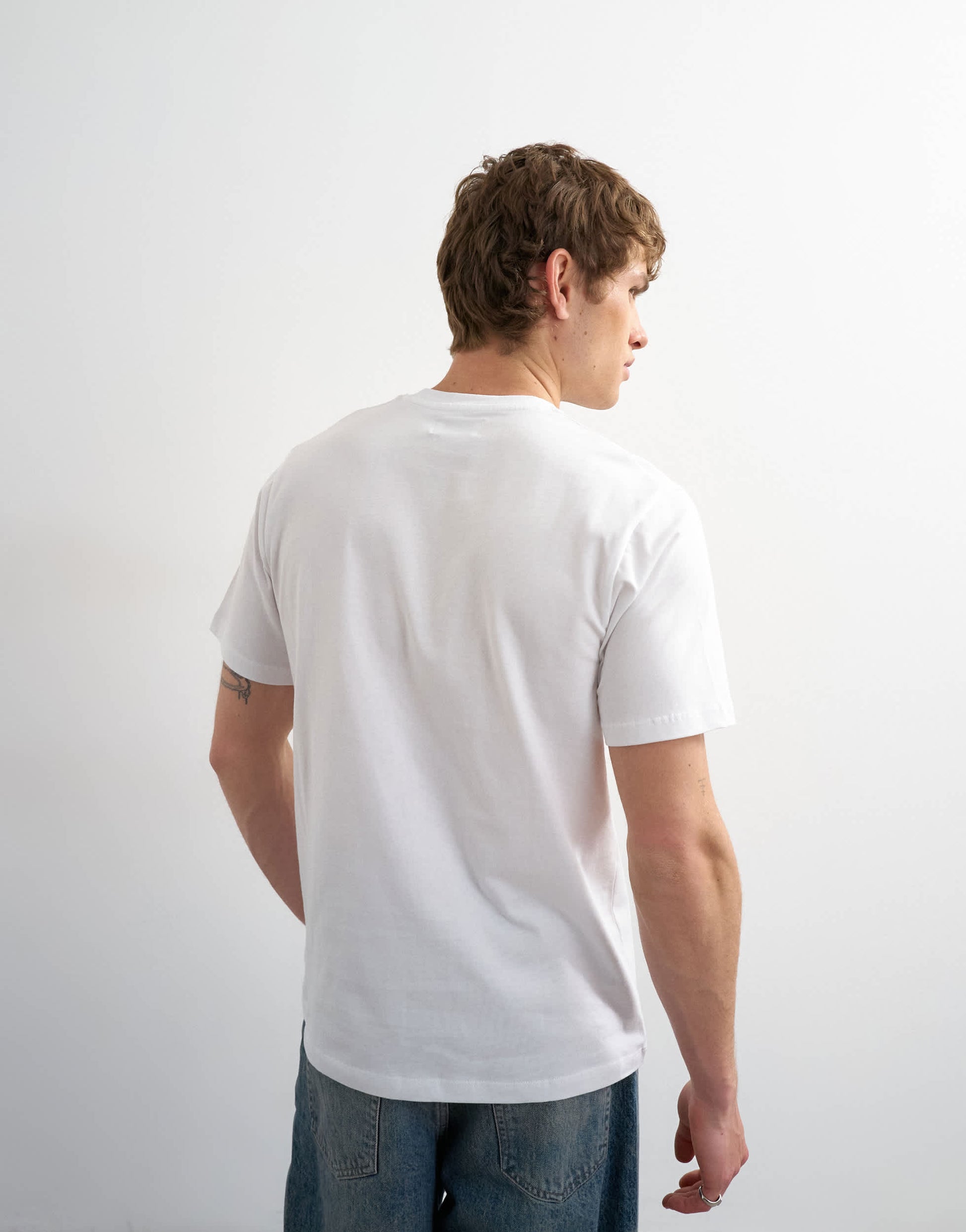 Topman 5 pack classic fit t-shirt in navy, ecru, pink, brown and blue