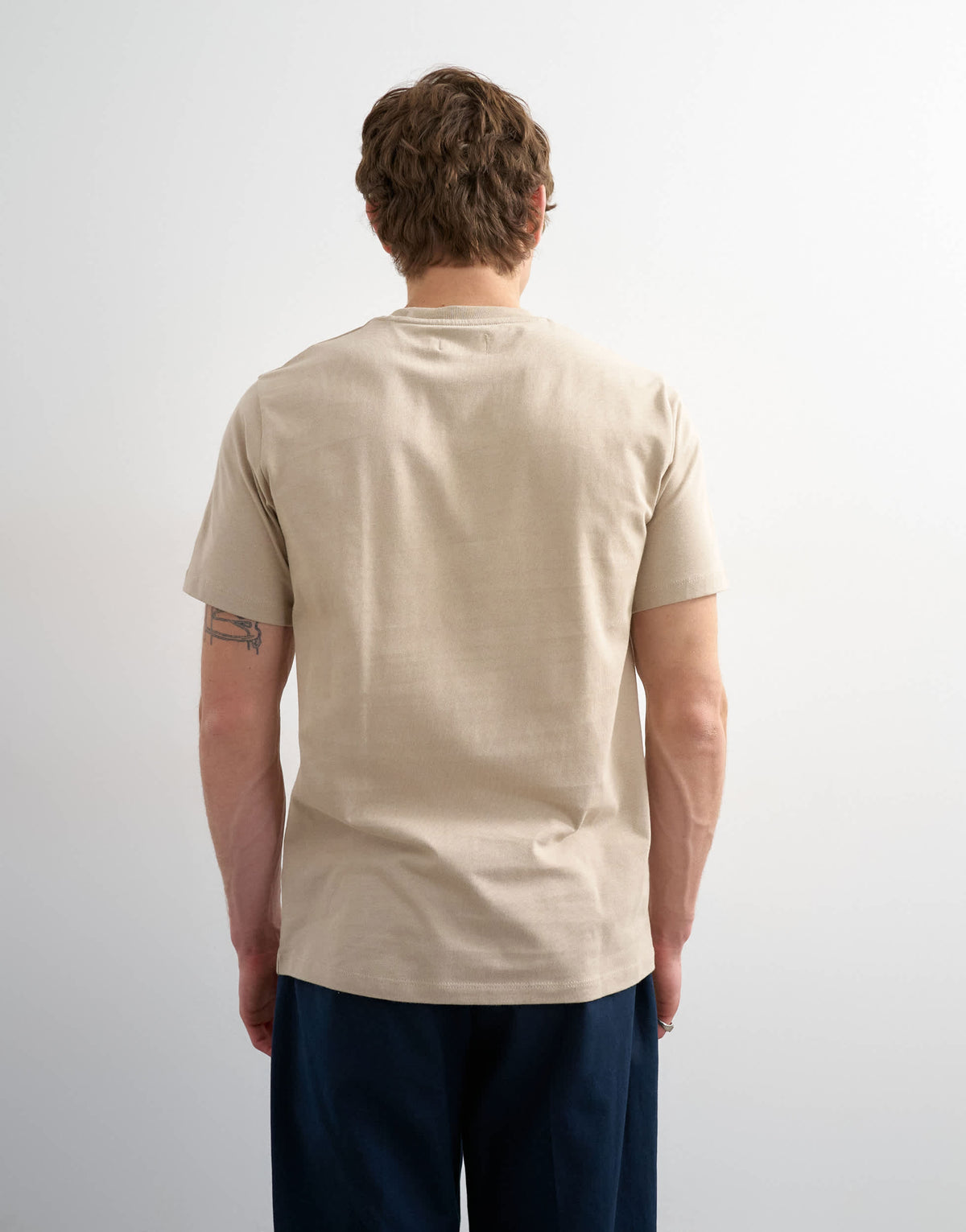 Topman classic fit t-shirt in stone