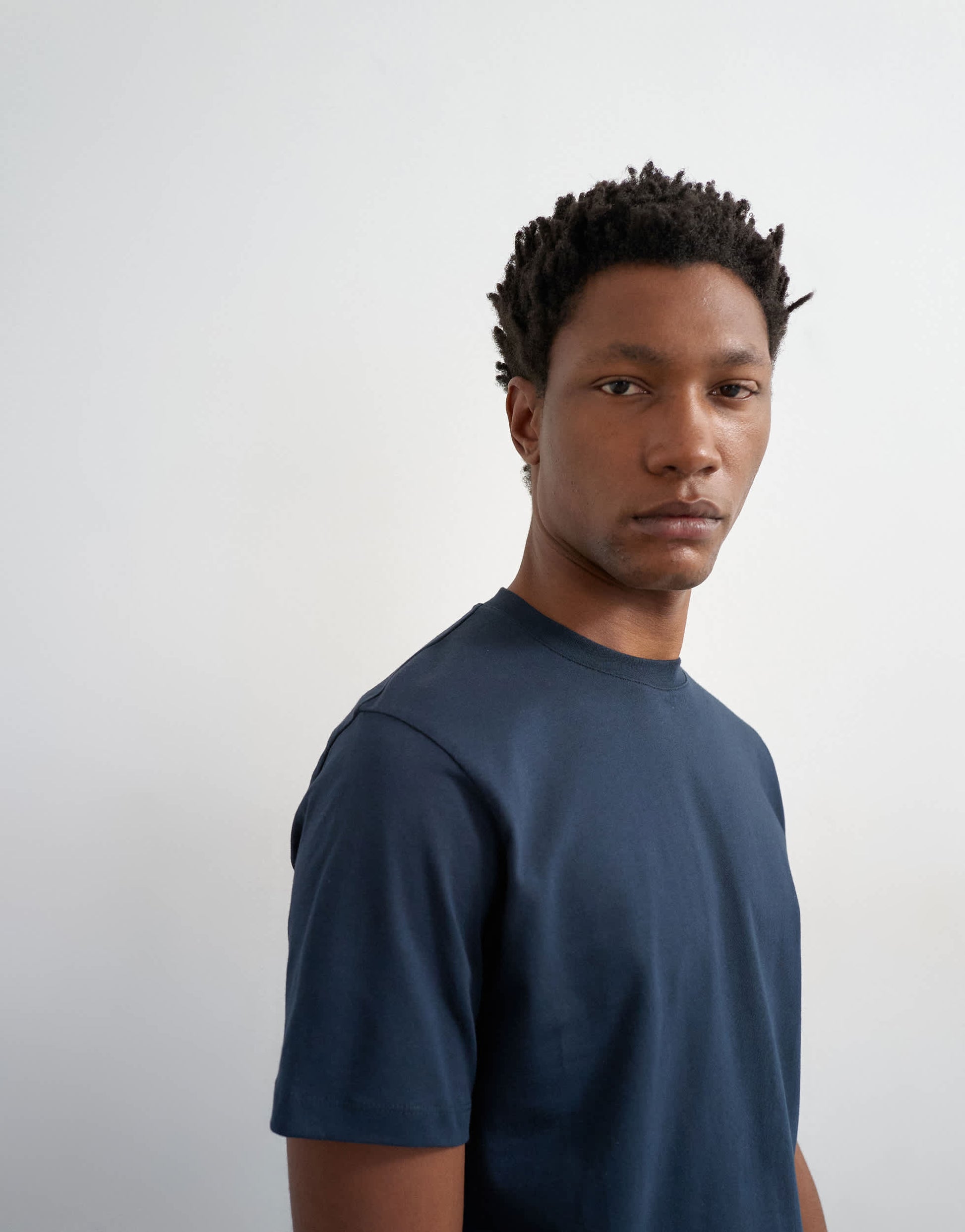 Topman classic fit t-shirt in navy