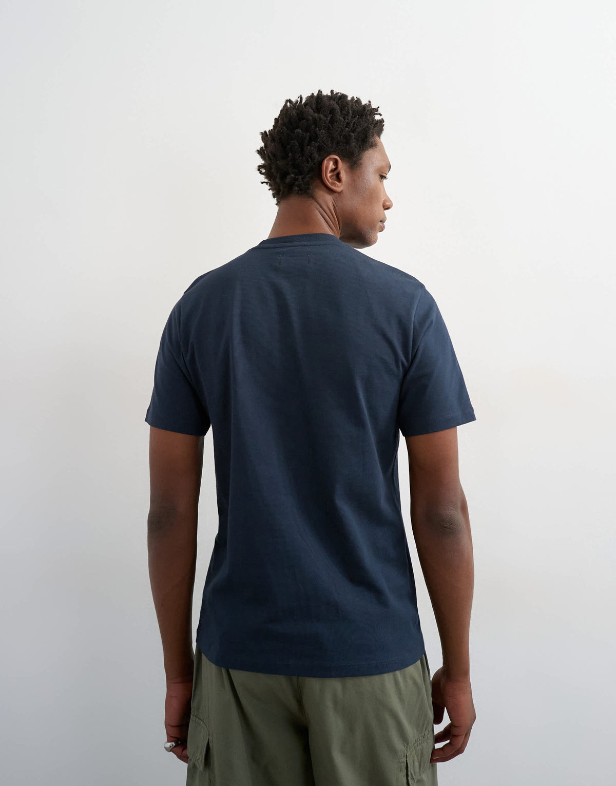 Topman classic fit t-shirt in navy