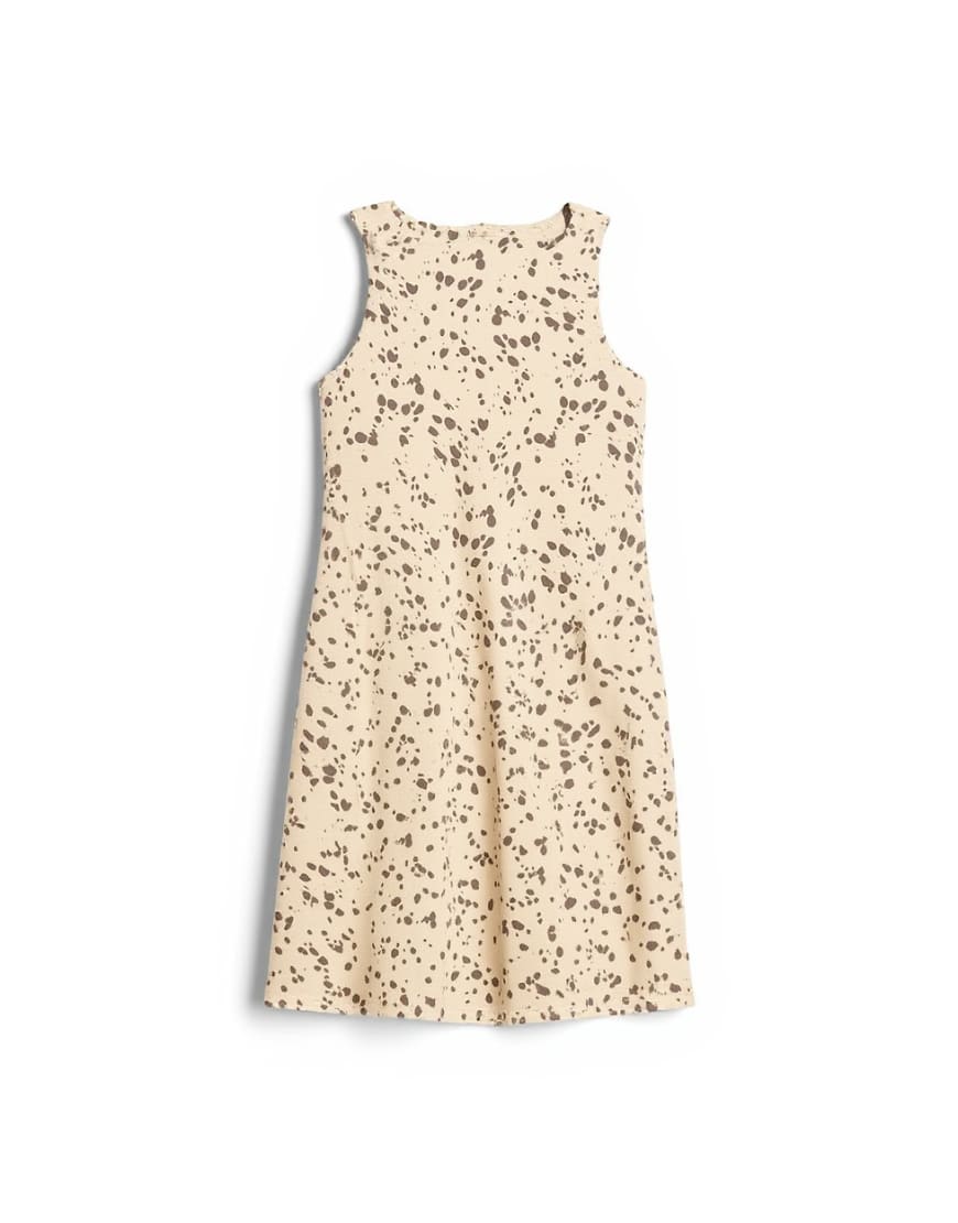 Topshop denim shift dress in deer print