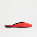 Topshop Atlas mule flat shoe in red