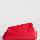Topshop Anna medium angular clutch bag in red