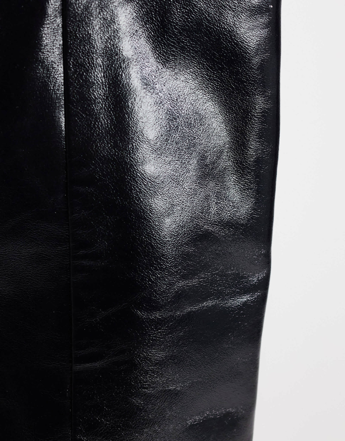 Topshop Pablo real leather pull on western boot in black