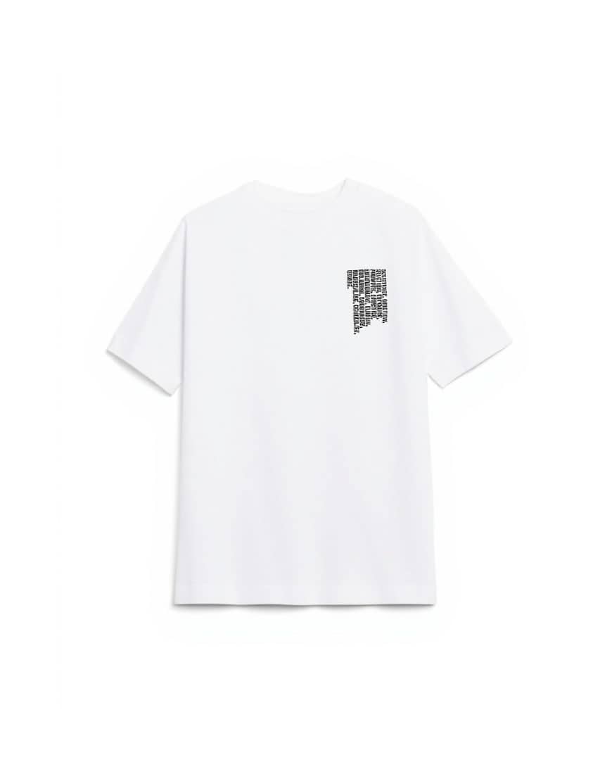 Topman relaxed fit t-shirt with front and back forgiveness print in black