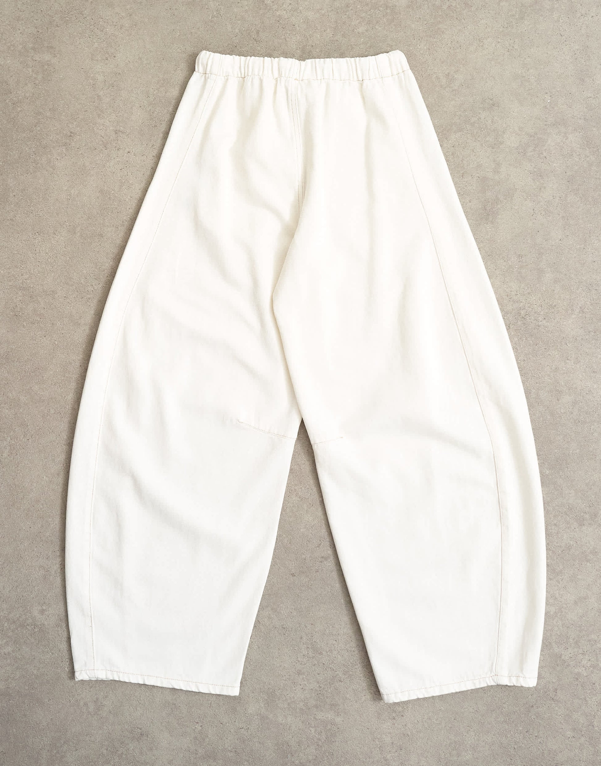 Topshop pull on barrel jean in bone