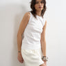 Topshop schmales Tanktop in Weiß