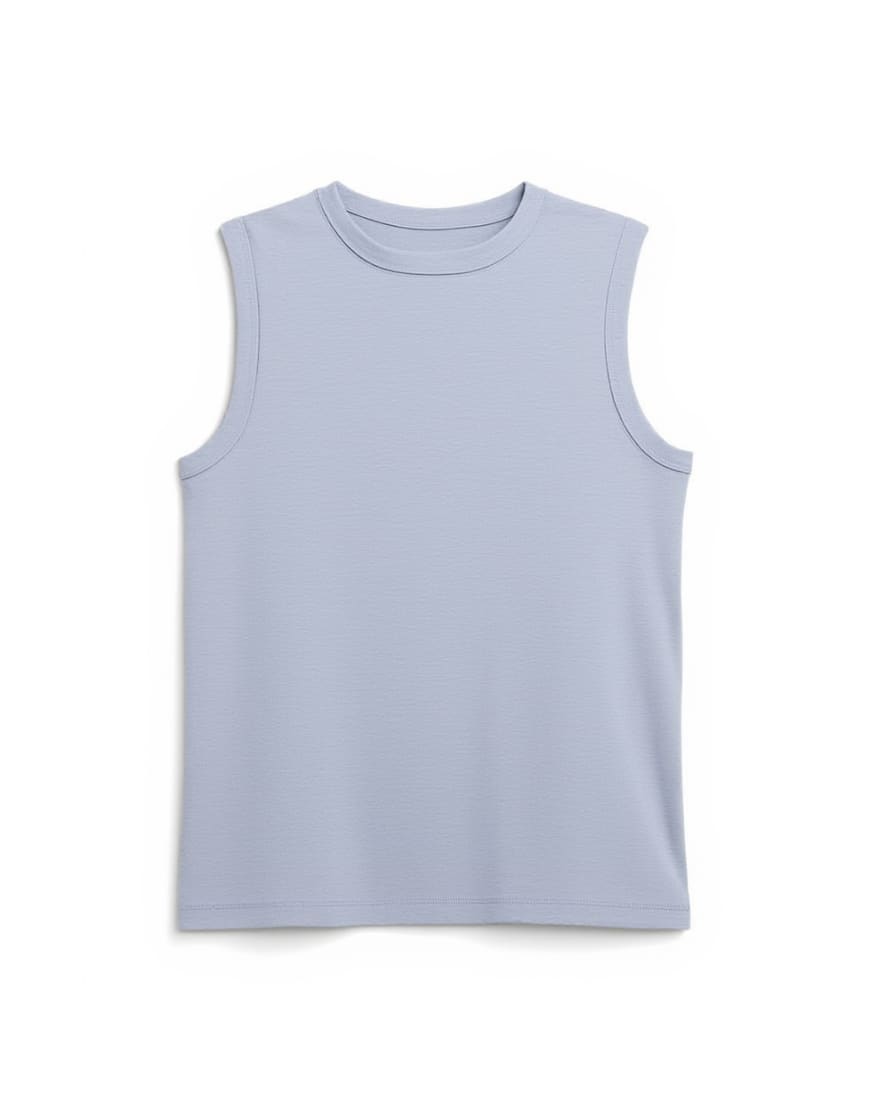 Topshop slim tank in dusty blue
