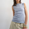 Topshop slim tank in dusty blue