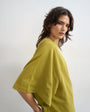 Topshop batwing t-shirt in green