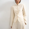 Topshop co ord drummer jacket in ecru