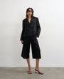 Topshop low slung culotte in black