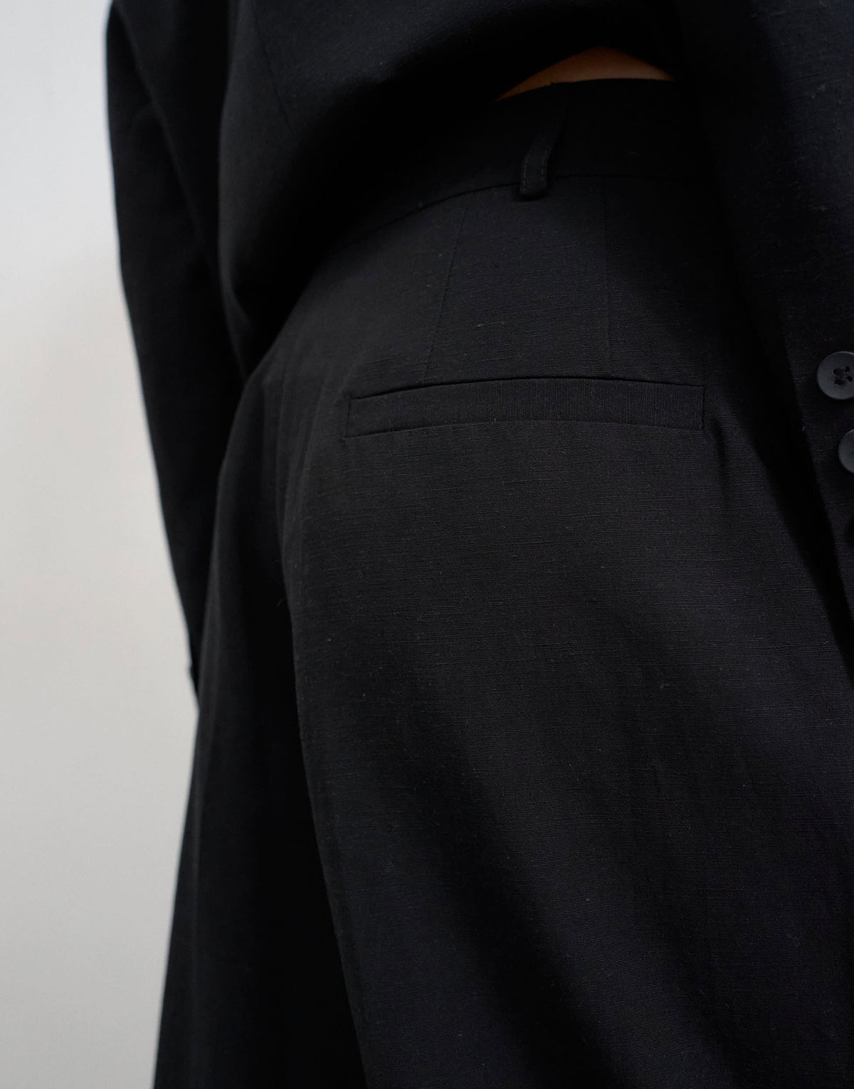 Topshop low slung culotte in black