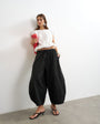 Topshop techy horseshoe trouser in black
