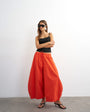 Topshop techy horseshoe trouser in red