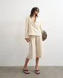 Topshop low slung culotte in ecru