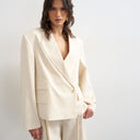 Topshop multipocket blazer in ecru