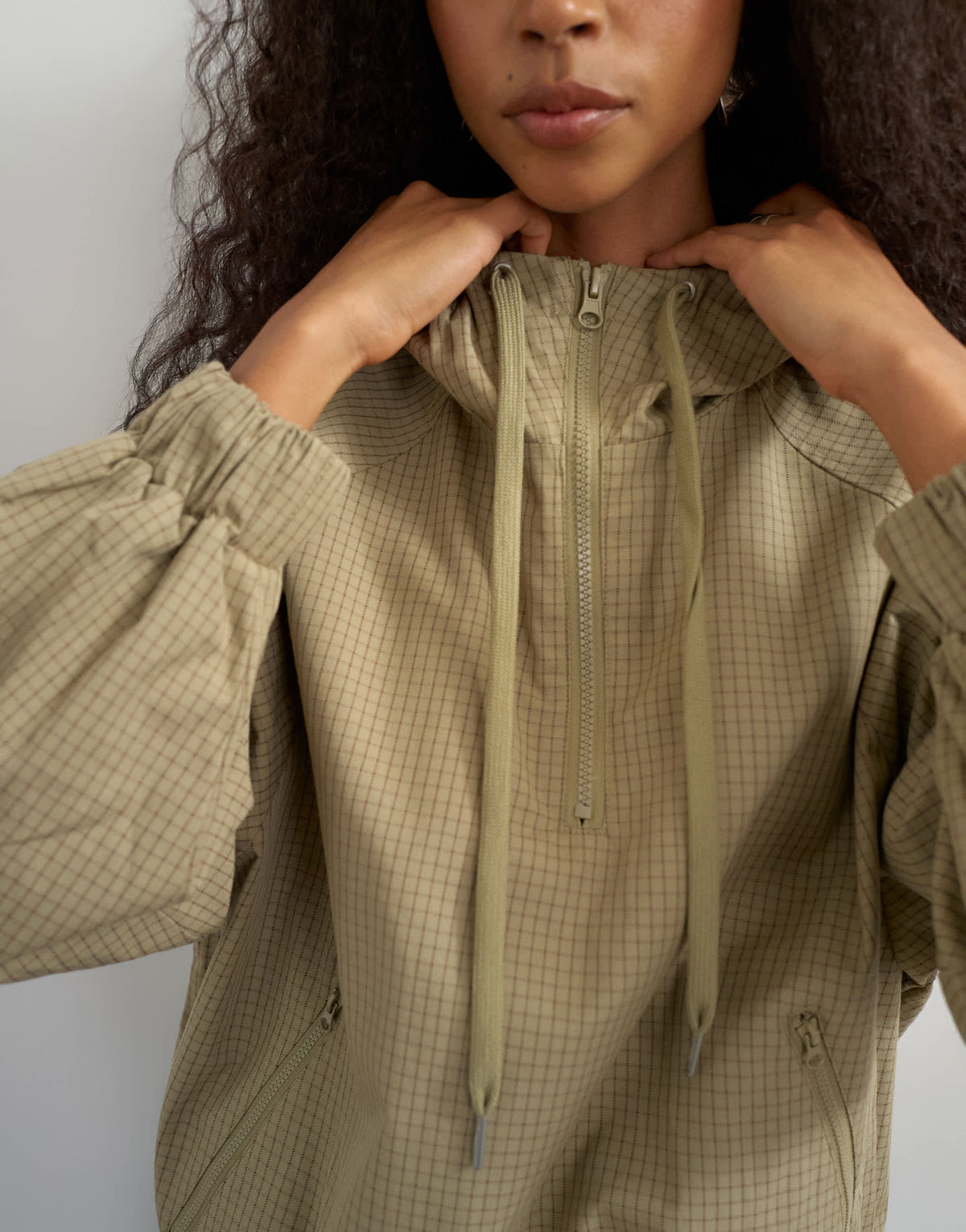 Topshop check cargo jacket in check
