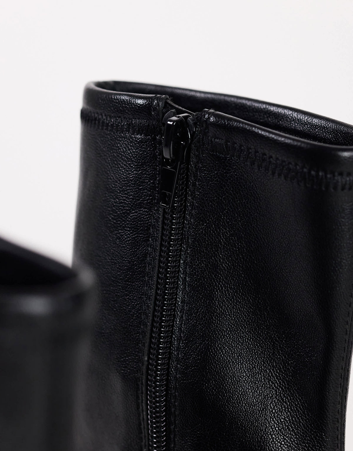 Topshop Liam chunky sock boot in black