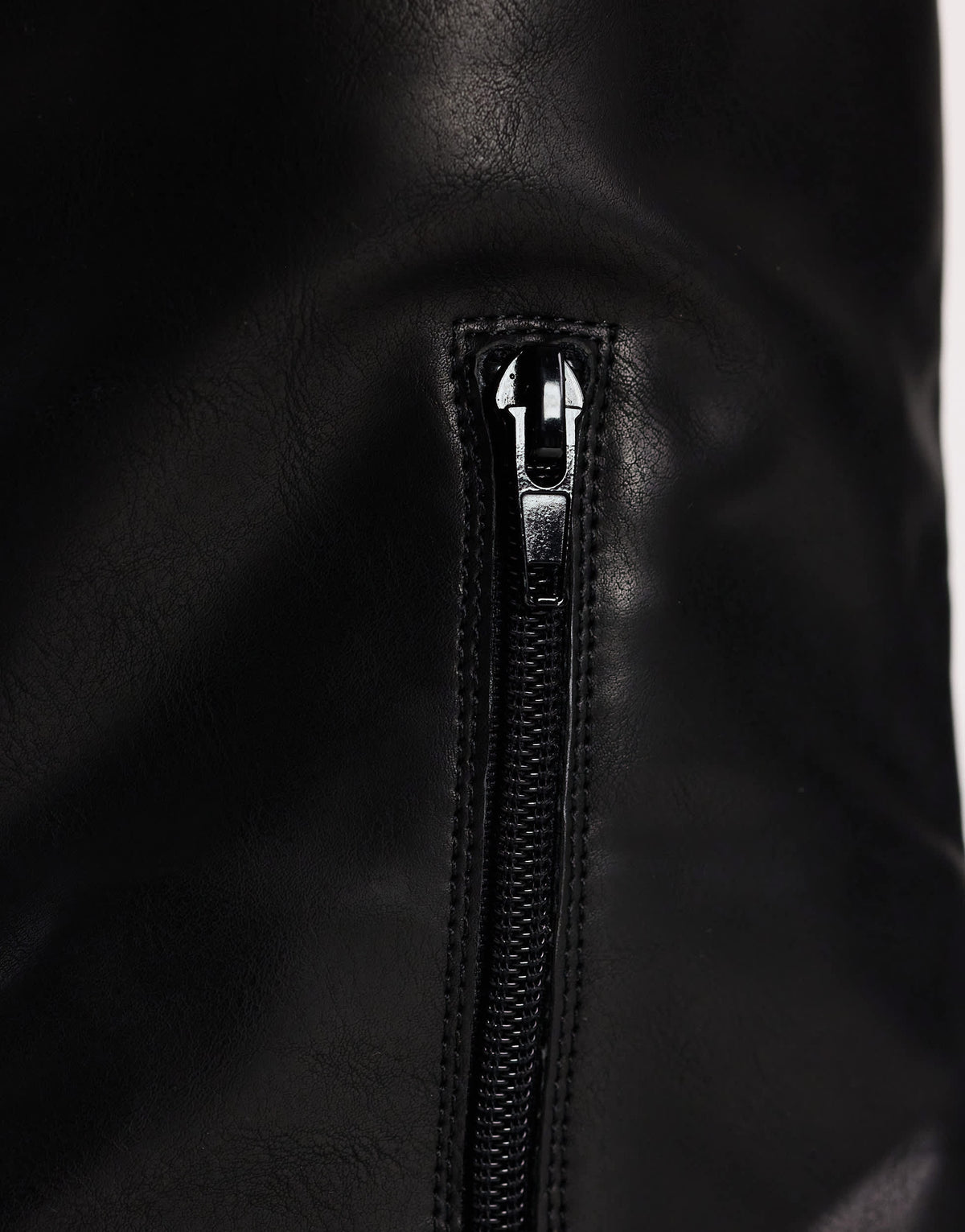 Topshop Lennox chunky knee high boot in black
