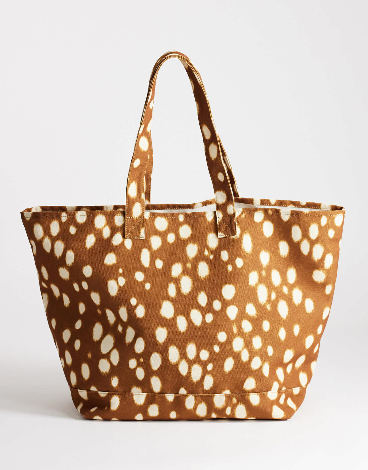 Topshop large canvas tote in deer print