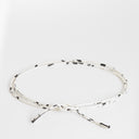 Topshop cord style belt in dalmatian print