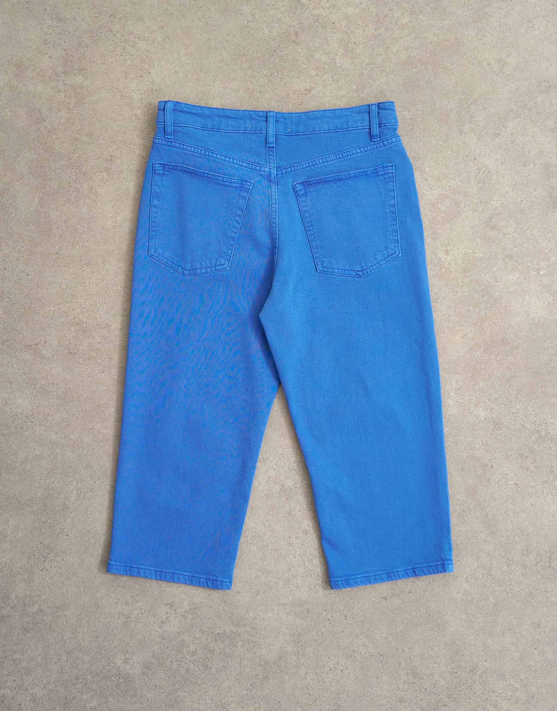 Topshop capri comfort stretch jean in cobalt