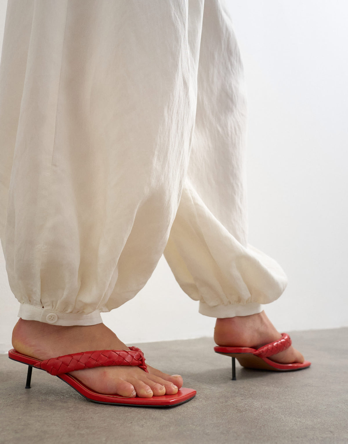 Topshop co ord modal balloon trouser in ecru