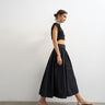 Jupe longue Topshop taille basse noire