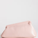 Topshop anna medium angular clutch bag in pink