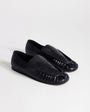 Topshop Dora ruched loafer in black