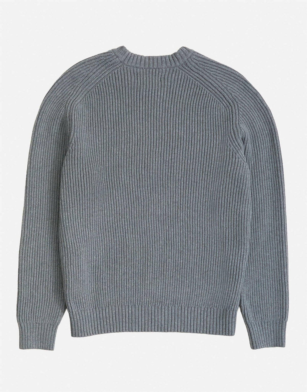 Topman classic fit fisherman knit jumper in grey