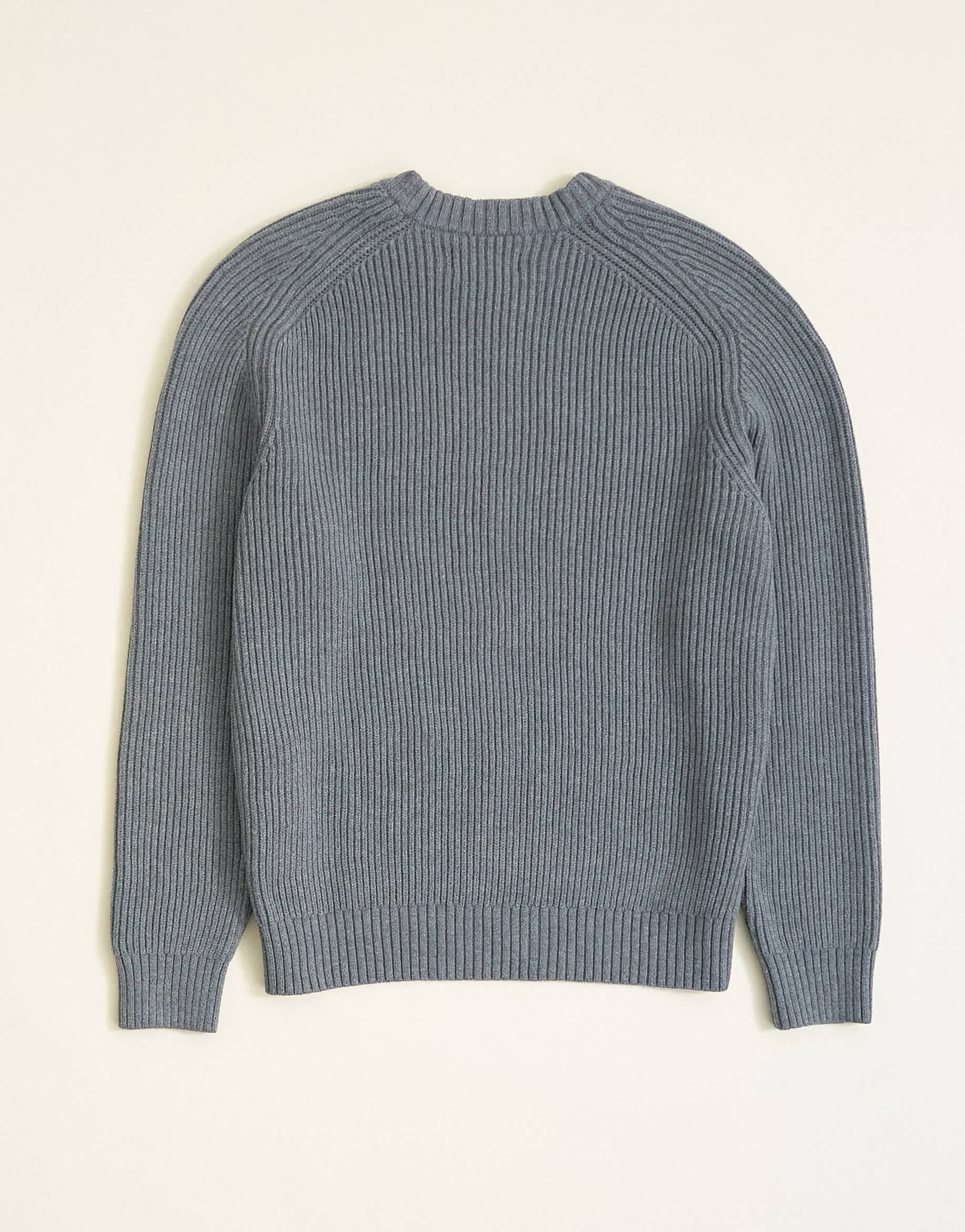 Topman classic fit fisherman knit jumper in grey