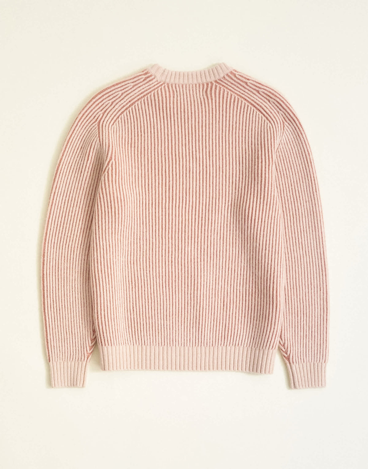 Topman classic fit plaited fisherman knit jumper in pink