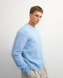 Topman relaxed fit loose knit jumper in light blue